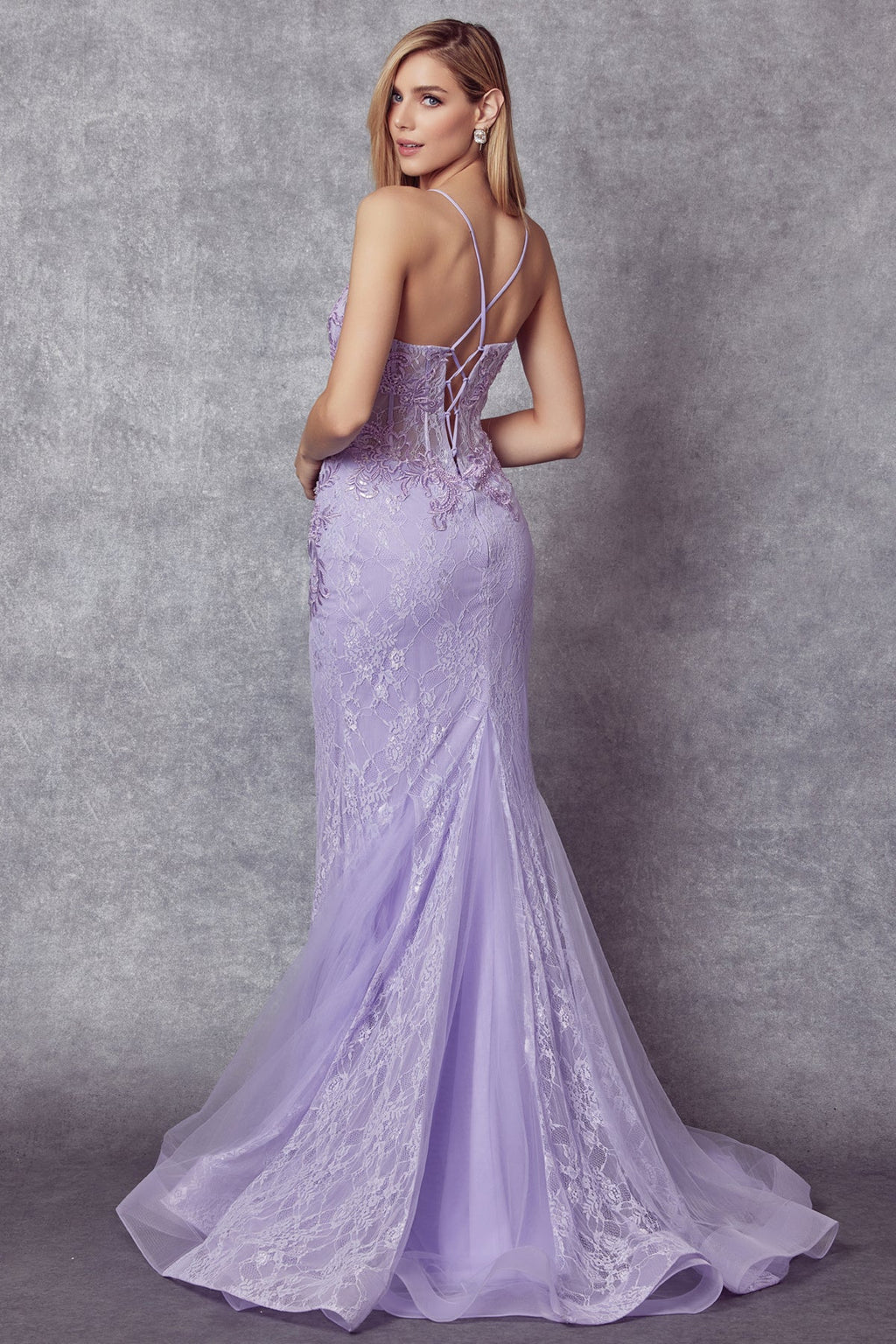 250 Lace mermaid gown