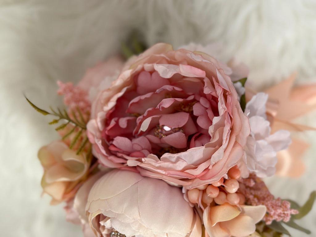 Peony butterfly bouquet
