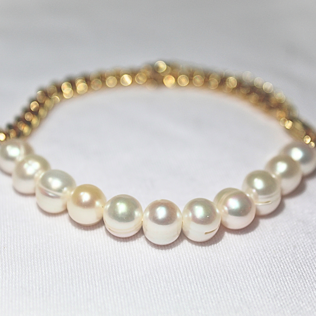 Chunky pear bracelet