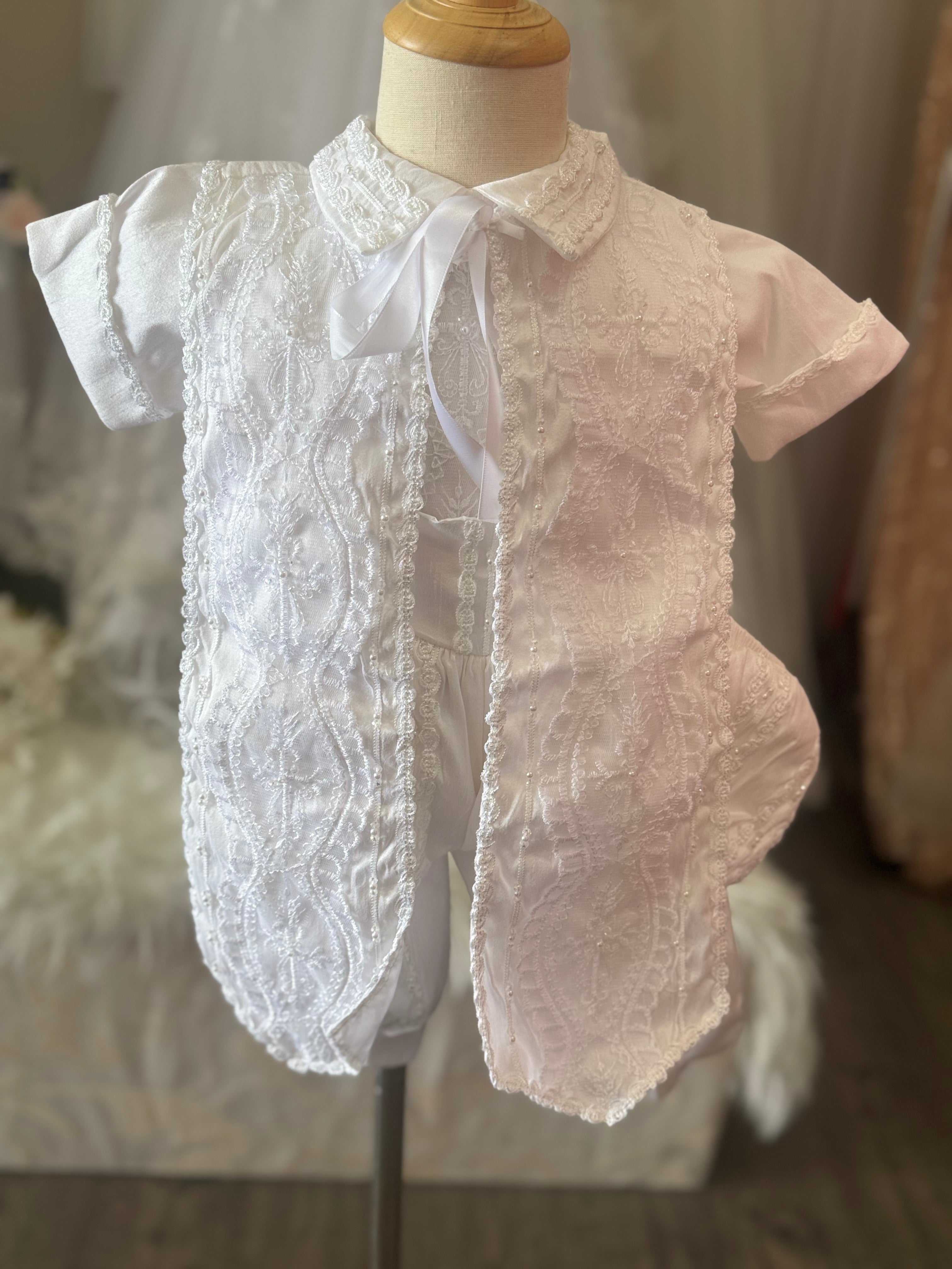 Diego boys baptism set