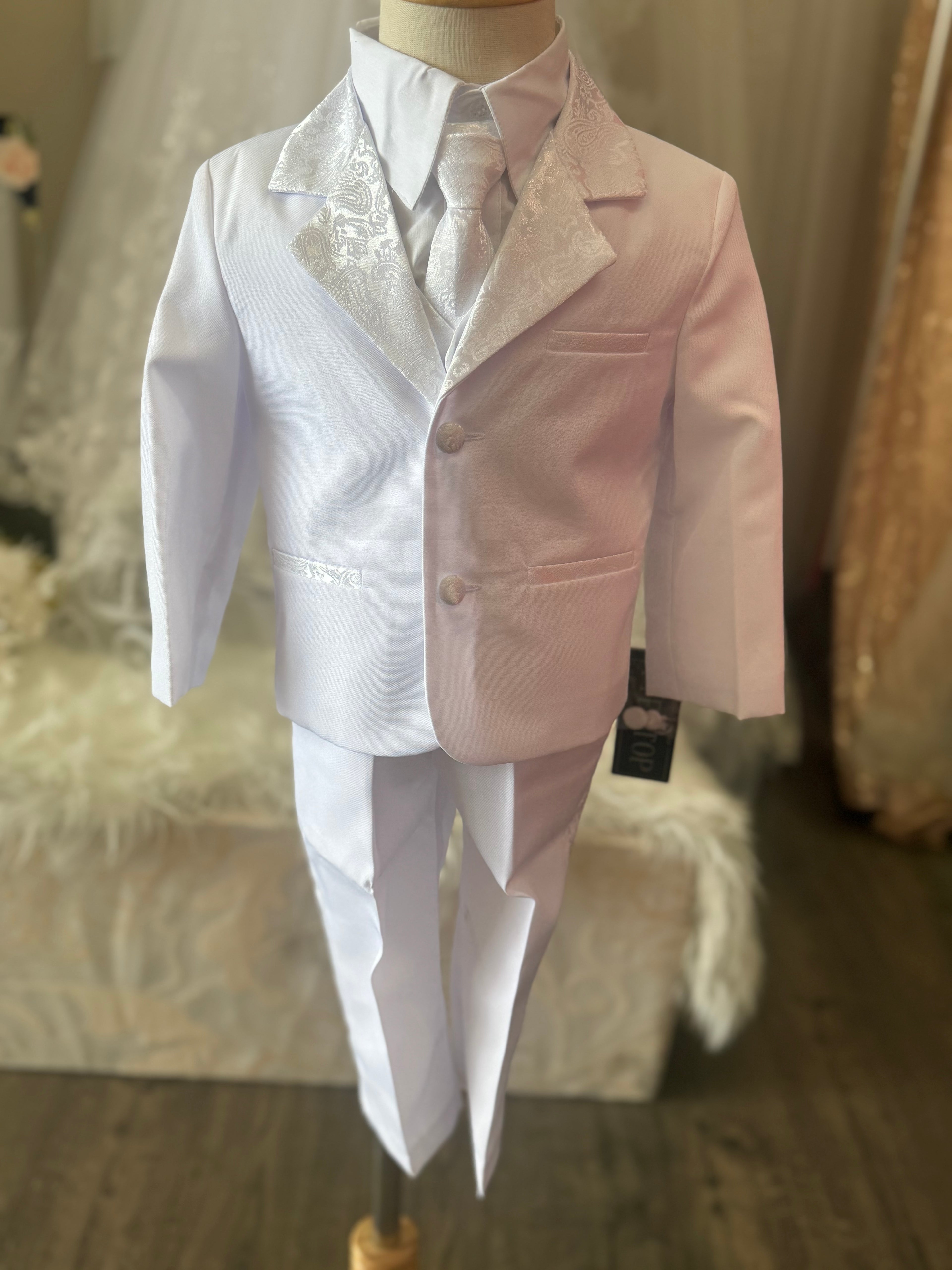 Angelito white baptism suit