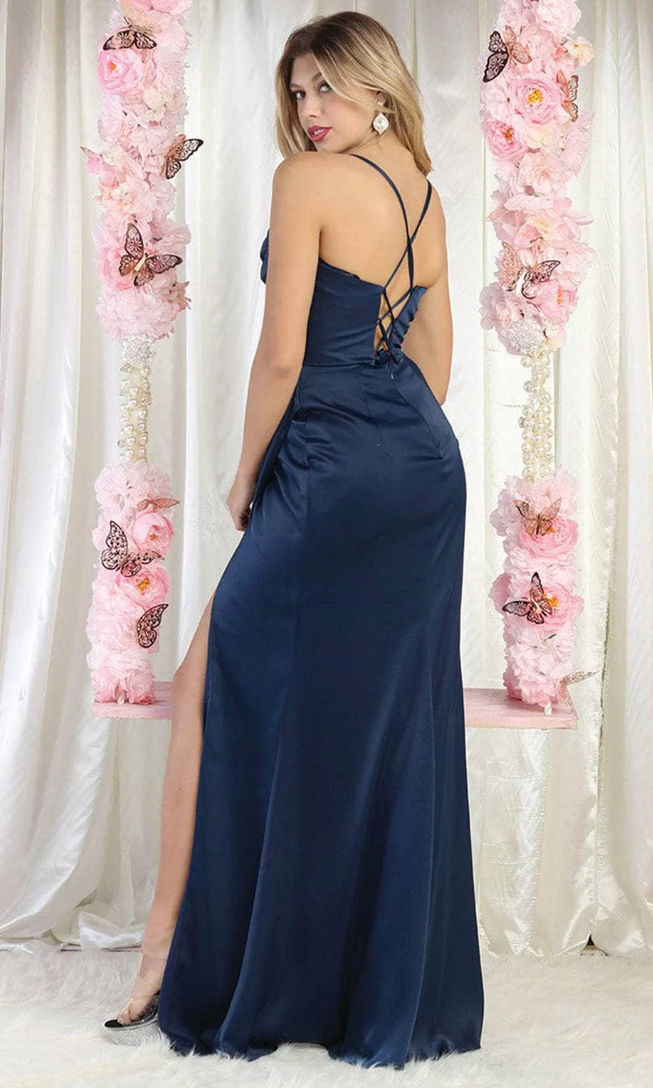 MQ1992 Satin corset dress